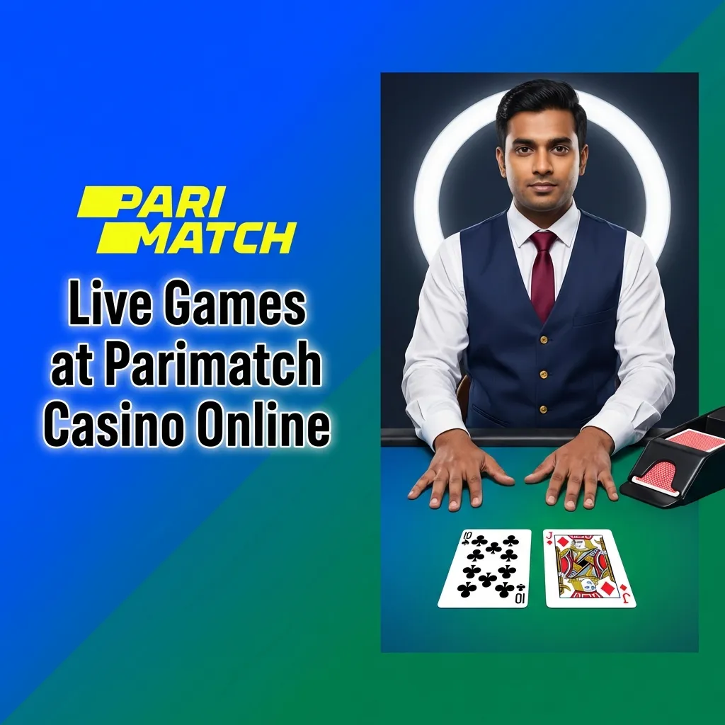 Mobile screen showing Parimatch live casino lobby with roulette, blackjack, baccarat and Indian card game tables