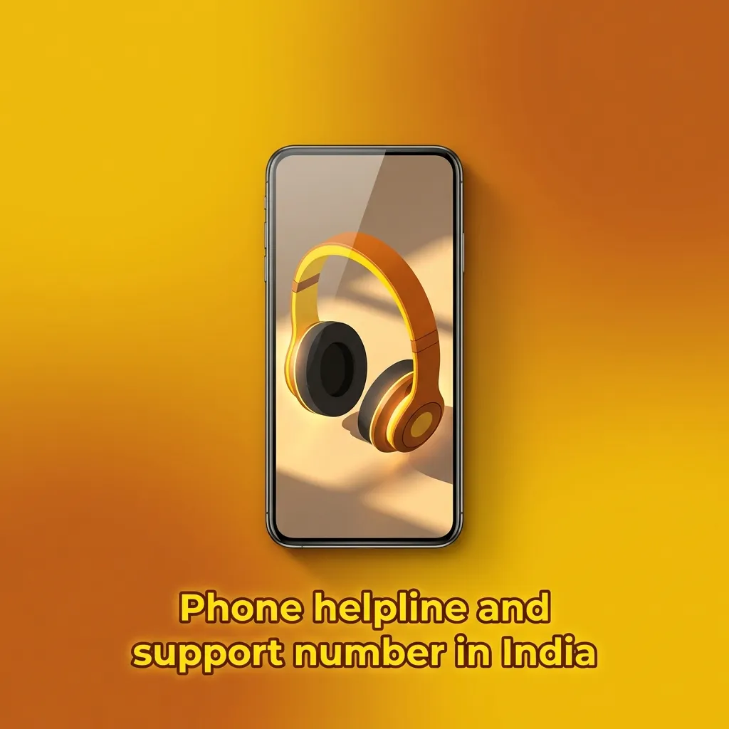 Illustration of India phone helpline support with a customer calling a toll‑free number for urgent betting account help