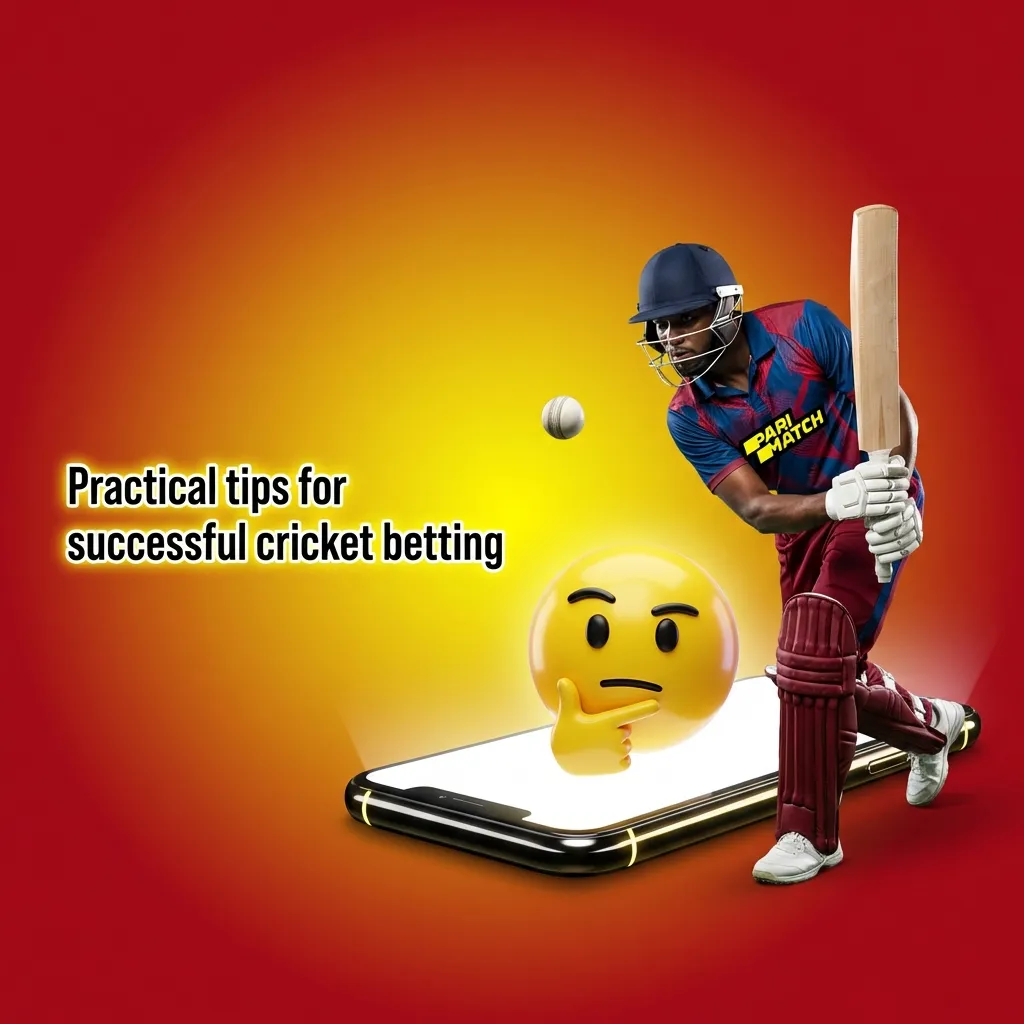 Person using Parimatch cricket betting site on laptop, studying stats, odds, and match tracker with responsible betting tips displayed