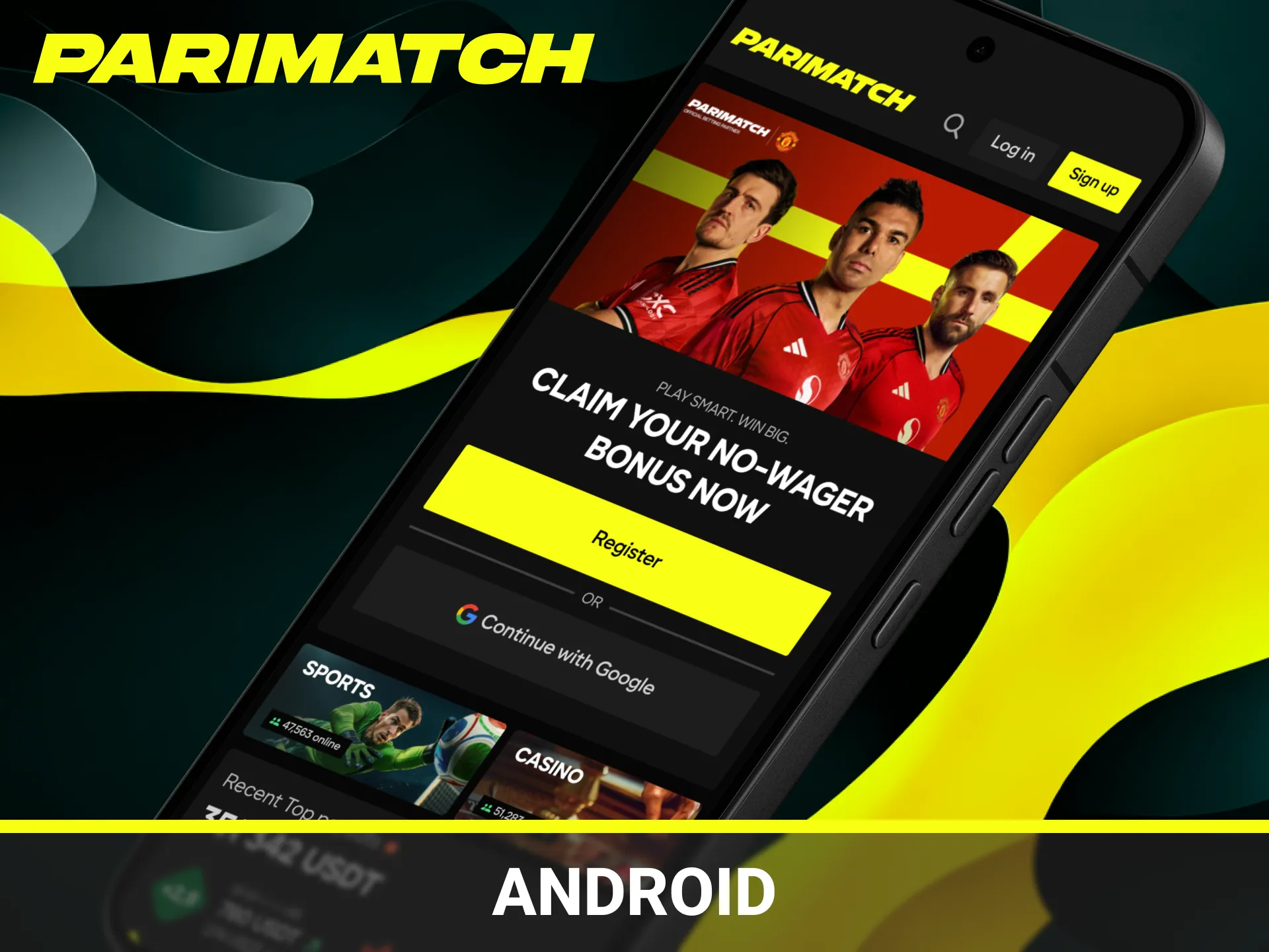 Download the Parimatch App for your Android device and start playing.